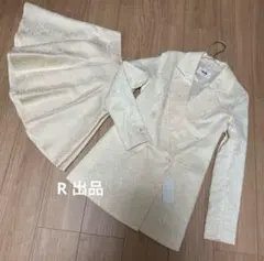 amerge. JQジャケット アウター トップス ジャガードフレアスカート