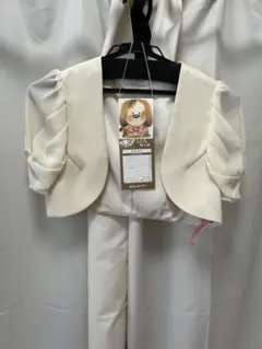 アイボリー シフォン パフスリーブ カーディガン　エメのサムネイル