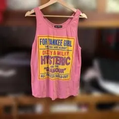 Hysteric Glamour ピンクタンクトップ名作ヤンキーガール
