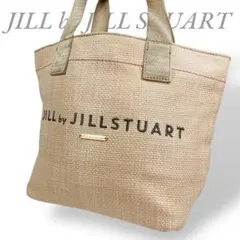 ジルバイジルスチュアート バスケットバッグ リボンハンドル ピンクベージュ ミニ