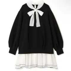 JILL by JILL STUART ボウタイ付き裾フレアワンピースのサムネイル
