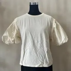 ZARA 袖ボリュームTシャツ