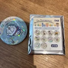 ドラえもん　トレーディングホログラム缶バッジ