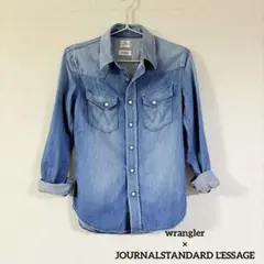 wrangler×JOURNALSTANDARD L'ESSAGE デニムシャツ
