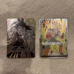 新品フュージョンワールド UCパラレル　バーダック ドラゴンボール2枚セット