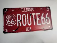 ⭐ ルート66 ナンバープレート風インテリア ⭐