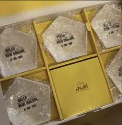 嵐 グラス&五角形プレート 嵐 クリアアサヒ オリジナル五角形プレート 5枚セット 非売品 - メルカリ