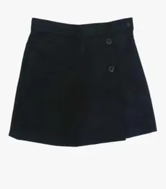 女の子 濃紺ラップ風 スカート　キュロットタイプ　お受験 面接 通塾 110cm
