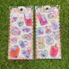 可愛い‎♡⃛ ̖́-　キラキラウォーターinシール セット