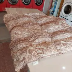 羽毛掛け布団 中古 190cm x 210cm ブラウン