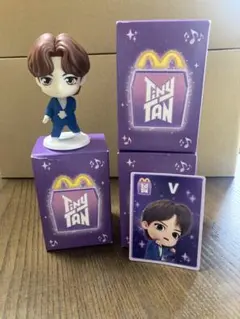BTS マクドナルド TinyTAN フィギュア V3体セット
