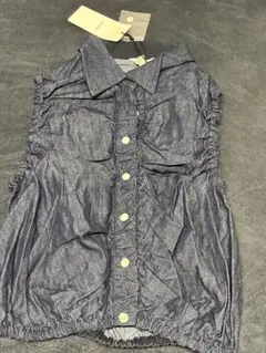 MOUSSY ノースリーブシャツ デニム