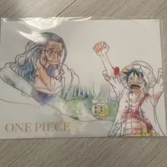 ワンピース　一番くじ　クリアファイル&ステッカーセット