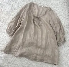 as know as de base アズノウアズドゥバズ リネン チュニック