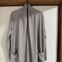 コムサイズム　グレーカーディガン　羽織り