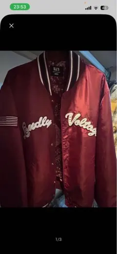 Loudly Valley ボンバージャケット バーガンディ