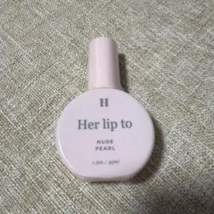 Her lip to NUDE PEARL ボディミスト