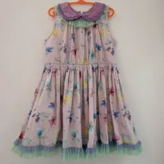 fäfä ノースリーブ ワンピース 120cm お花の妖精のサムネイル