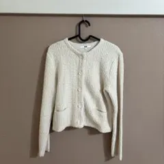 UNIQLO アイボリー カーディガン 長袖