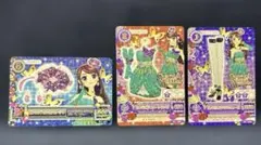 【アイカツ！】非売品⭐︎紫吹蘭 エメラルドコクーンワンピコーデ