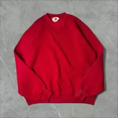 70s USA製 RUSSELL ATHLETIC 無地 スウェット レッド L
