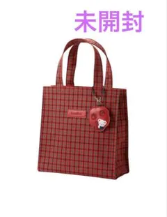 未開封　familiar チェック　トート　小