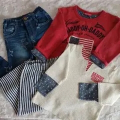 子供服まとめ売り4点Daddy OhDaddy ·RAGMART110·120のサムネイル