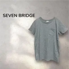 7BRIDGE セブンブリッジ＊カットソー Tシャツ　グレー　S(150)のサムネイル