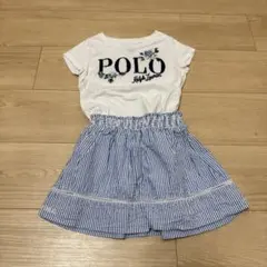 Polo Ralph Lauren Tシャツとスカートセット 4サイズ
