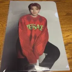 SEVENTEEN WOOZI クリアファイル VERSACEデザイン