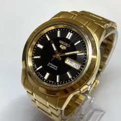 SEIKO 5 自動巻き 黒文字盤 オートマチック　21JEWELS