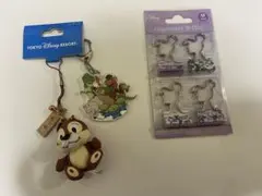 東京ディズニーリゾート キーホルダー&クリップセット