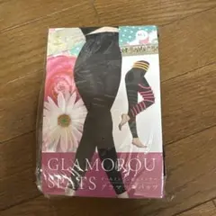 グラマラスパッツ M-L ブラック ストライプ