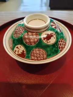 古伊万里 古九谷 蓋付き茶碗 馬 - メルカリ