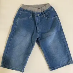 デニムブルー ハーフパンツ 160サイズ