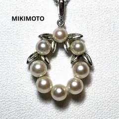 ✨極美品✨MIKIMOTO ミキモト ベビーパール リーフ ネックレス サークル ✨極美品✨MIKIMOTO ミキモト ベビーパール リーフ ネックレス