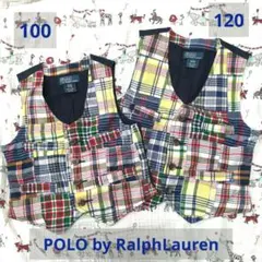 Polo by Ralph Lauren チェック柄ベスト120/100