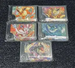 ポケモンフレンダ ワンダーピック5枚セット ブイズ4種コンプリート レックウザ
