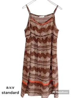 最終価格a.v.v 【サイズ38】ペイズリー柄キャミワンピース