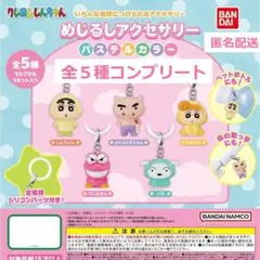 クレヨンしんちゃん めじるしアクセサリー パステルカラー 全５種コンプリート