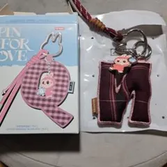 あ*み様 POP MART PIN FOR LOVE N 型キーホルダーセット