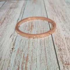 COACH コーチ バングル ブレスレット ピンクゴールド レディース