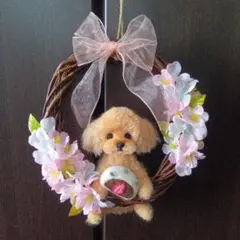 羊毛フェルト　トイプードル　みぃー様専用