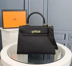 HERMES ケリー ハンドバッグ ブラック
