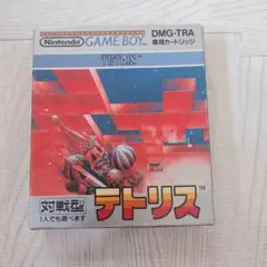 ゲームボーイソフト　箱　取説付き　テトリス　【外箱に破れ有り】
