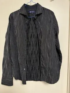 ミッシェルクラン Yシャツ メンズ 48 ストライプシャツ