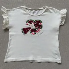 エニィファム　スパンコール　半袖