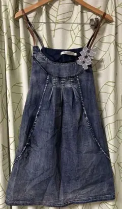 サロペットスカート / ジャンパースカー リボン付き