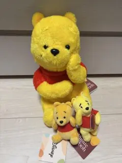 ディズニー くまのプーさん ぬいぐるみ3体セット