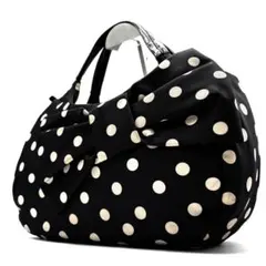 美品 ケイトスペード ハンドバッグ ドット リボン 手持ち 軽量 レディース 黒